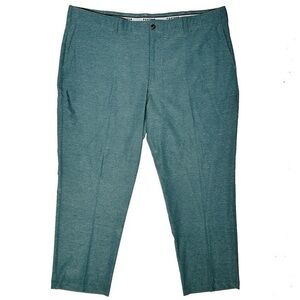 Men's PGA Tour Golf Pants Active Gripper Waistband 42x30 Green Performance